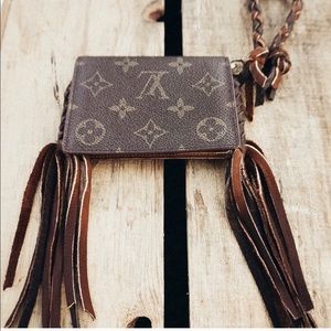 Revamped LV Monogram Wristlet